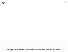 Tablet Screenshot of hardcore-telefonsex-billig.com